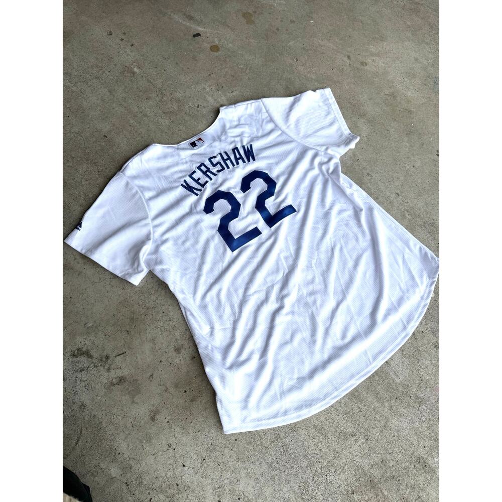 NWT KERSHAW Los Angeles DODGERS MAJESTIC Cool Base XXL